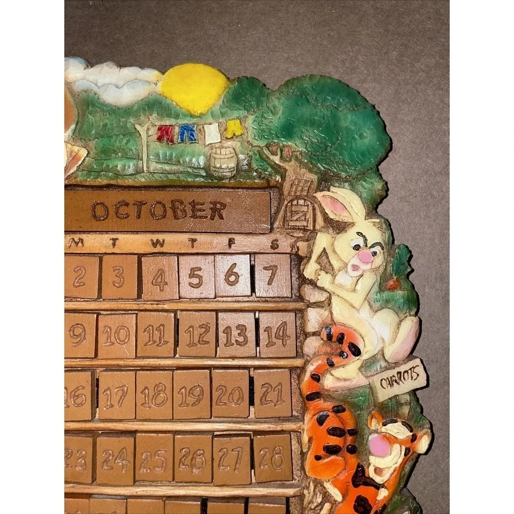 Vintage Winnie The Pooh Perpetual Calendar